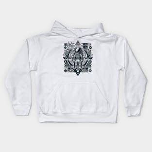 Timeless Voyager: Ancient Astronaut Kids Hoodie